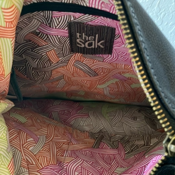 The Sak: Black Leather (buttery soft) Shoulder Bag - Picture 10 of 16